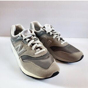 New Balance Taupe and Gray Athletic Shoes